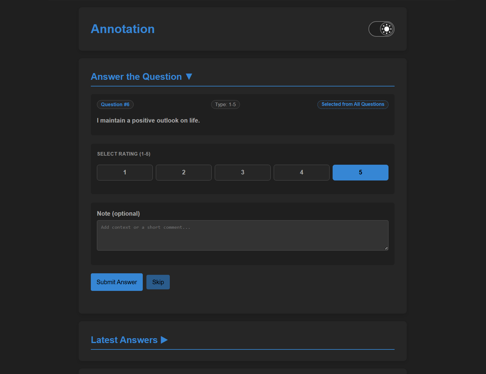 Annotation Q&A Platform screenshot 1