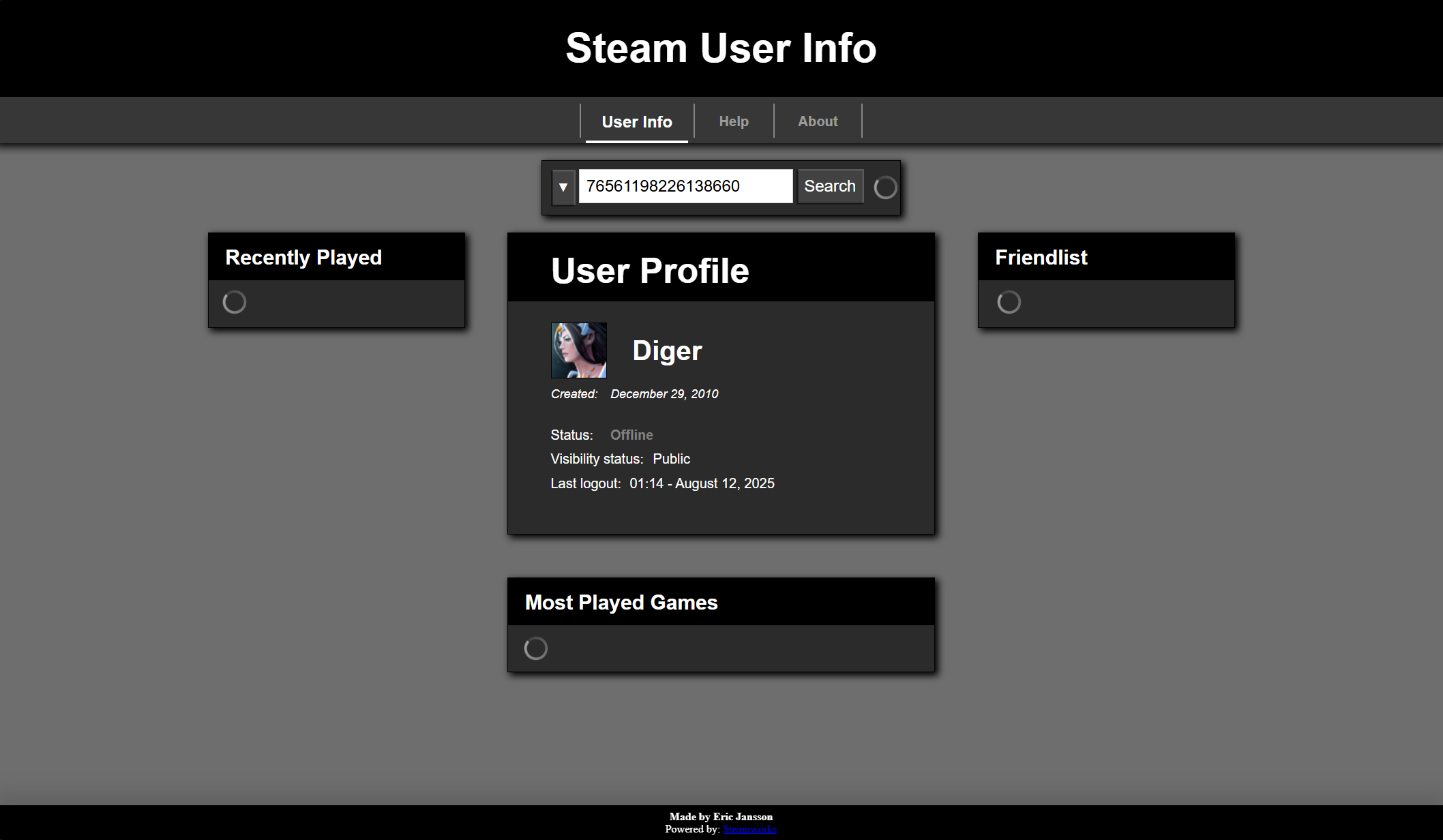 Lookup Steam Users screenshot 3